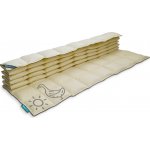 Bedton A-Dur letní přikrývka z husího peří sypkovina krémová lemovka béžová 90% prachové peří 10% pírka 140x200 – Zboží Dáma