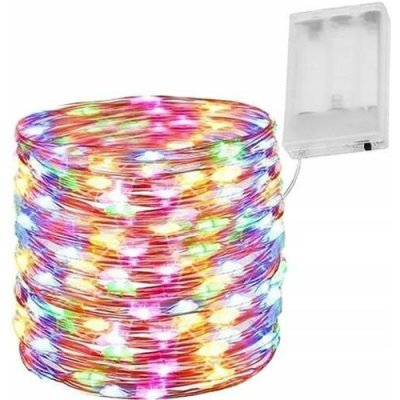 Karpateus Světelný řetěz 100 LED 9 m vícebarevný – Hledejceny.cz