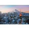 Plakát Fotografie Mt. Fuji and Tokyo skyline, Jackyenjoyphotography, 40 × 26.7 cm