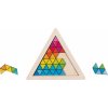 Hra a hlavolam GOKI puzzle Hlavolam trojúhelník 8 dílků