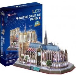 CubicFun 3D puzzle svítící Notre Dame de Paris 144 ks