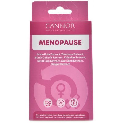 Cannor Přírodní náplasti Menopause 15 ks – Sleviste.cz