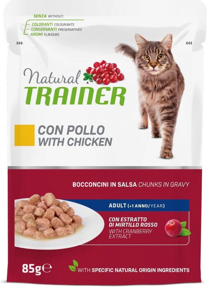 Trainer Natural CAT AD. kuře 85 g