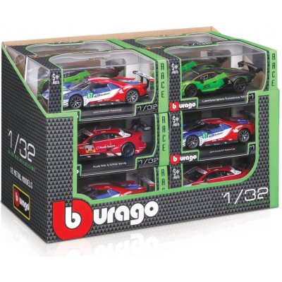 Bburago auta Race sada 12ks 1:32 – Hledejceny.cz
