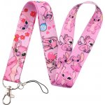 šňůrka na krk růžová Angel Stitch – Zboží Dáma
