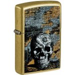 Zippo Floral Skull Design 23075 – Zboží Mobilmania