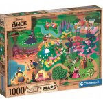CLEMENTONI Story Maps: Alenka v říši divů 1000 dílků – Zboží Dáma