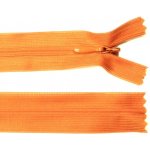 Spirálový zip no.3 skrytý nerozepínací 20cm - více barev color: 557 oranžová – Hledejceny.cz