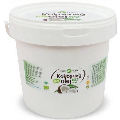 Purity Vision Raw Kokosový olej Bio 10 l – Zbozi.Blesk.cz