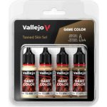 Sada modelářských barev Vallejo 4x18 ml Tanned Skin Set – Zboží Živě