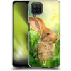 Pouzdro a kryt na mobilní telefon Samsung Pouzdro Head Case Samsung Galaxy A12 DIVOČINA – KRÁLÍČEK