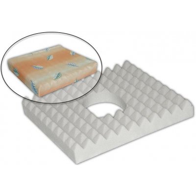 Halcamp Antidekubitní sedák s otvorem 45 x 40 x 7cm – Hledejceny.cz