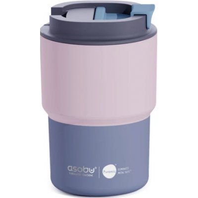 Asobu Nerezový termohrnek s keramickou vrstvou 355 ml Coffee Express Pastel Pink – Zboží Dáma