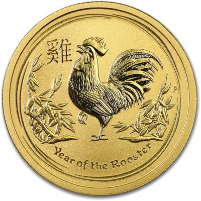 The Perth Mint zlatá mince Gold Lunární Série II Rok Kohouta 2017 1 oz – Hledejceny.cz
