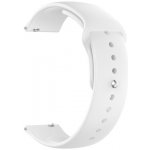 VSECHNONAMOBIL BUTTERFLY Silikonový řemínek Garmin Vivoactive 4S / Vivomove 3S bílý 40312 – Sleviste.cz