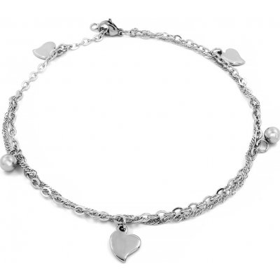 BRUNOshop Dvojitý řetízek na nohu S2783 – Zboží Dáma