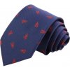 Kravata Modrá kravata Humr