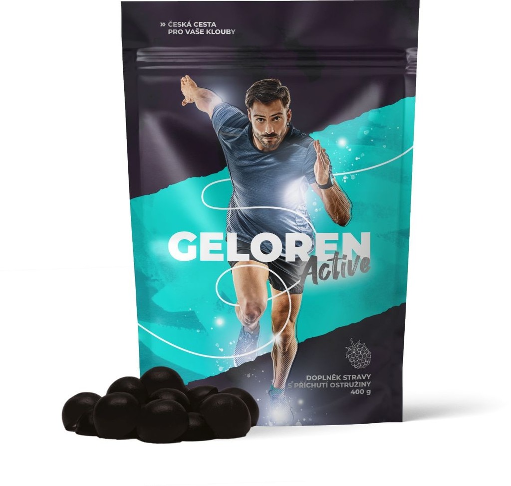 Geloren Active ostružina kloubní výživa 400 g 90 želé