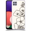 Pouzdro a kryt na mobilní telefon Samsung Pouzdro ACOVER Samsung Galaxy A22 5G A226B s motivem Flower