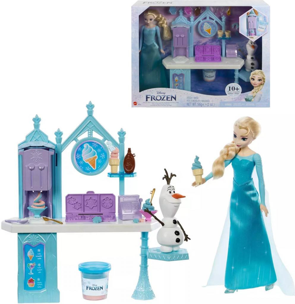 Disney Frozen Zmrzlinový stánek s Elsou a Olafem herní set