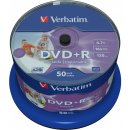 Verbatim DVD+R 4,7GB 16x, Advanced AZO+ printable, cakebox, 50ks (43512)