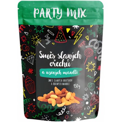 IBK Trade Směs slaných ořechů a uzených mandlí Party mix 150 g – Zboží Mobilmania
