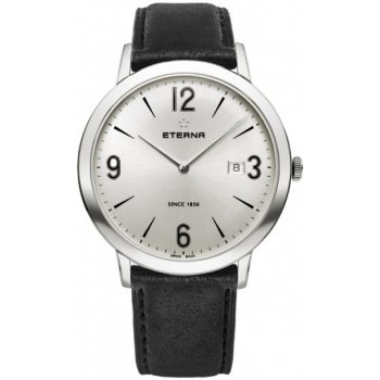 Eterna Eternity For Him Quartz 42 Silver leather