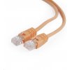 síťový kabel Gembird ETH05216T patch c5e UTP, 1m, oranžový