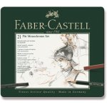 Faber-Castell 112976 Pitt Monochrome sada uměleckých výtvarných potřeb 21 ks – Zbozi.Blesk.cz