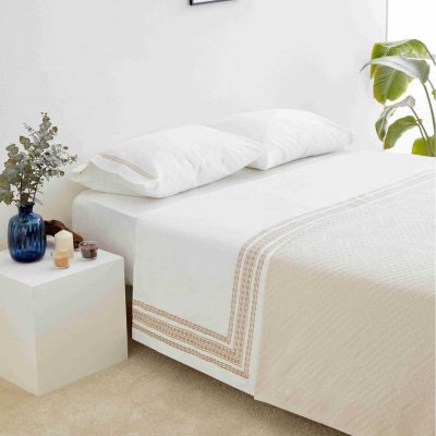 Chevron Deka Pique bavlna modrá Maisonette 200x220 – Zbozi.Blesk.cz