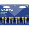 Baterie primární Varta Longlife Power AA 8ks 4906121418