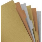 Filofax Náplň, Osobní, krajové výřezy čisté, 6 záložek, mix barev metallic (3 barvy) – Zboží Živě