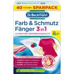 Dr.Beckmann Farb&Schmutz ubrousek na pohlcení barev při praní 3v1 40 ks – Sleviste.cz