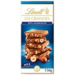 Lindt Les Grandes mléčná s lískovými oříšky 150 g – Hledejceny.cz