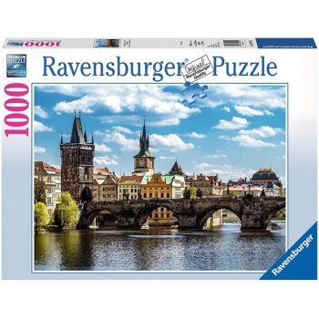 Ravensburger Praha: Pohled na Karlův most 1000 dílků