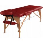 Pro salony Ekonomic 2 zónové dřevěné masážní lehátko Barva: Červená – Zboží Dáma