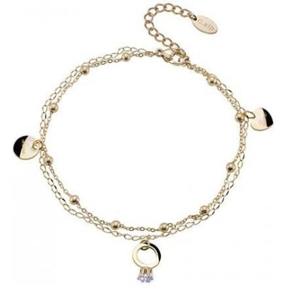 CRYSTalp Slušivý dvojitý pozlacený nákotník 29003.EG – Zbozi.Blesk.cz