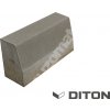 Venkovní dlažba Diton Obrubník půlka 50 x 15 x 25 cm přírodní beton 1 ks