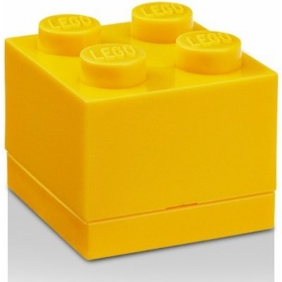 LEGO® mini box 4 46 x 46 x 43 mm žlutá – Sleviste.cz