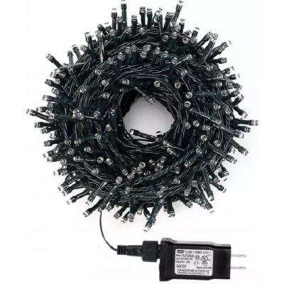 DENR Vánoční světelný řetěz 2000 LED venkovní zelený kabel Barva: Teplá bílá – Hledejceny.cz