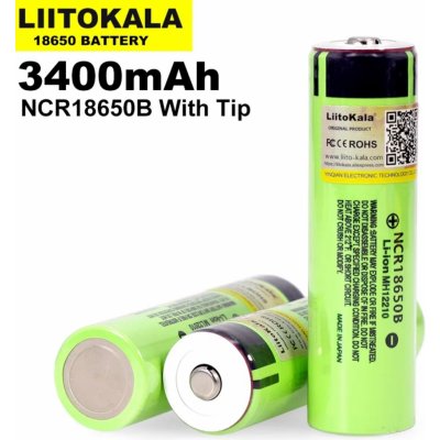 LiitoKala 18650 3400 mAh NCR18650B – Zboží Živě