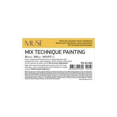 Shkolyaryk Skicák náčrtník Mix Technique Muse A3+ 20 listů 240g – Sleviste.cz