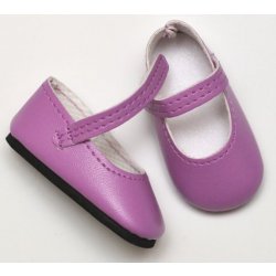 Paola Reina Boty pro panenky 32 cm Nízké fialové sandály