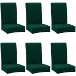 ISO TRADE Potahy na židle 6 ks - zelené – Zboží Dáma