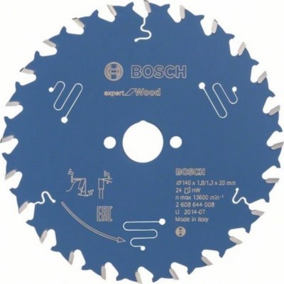 Bosch Pilový kotouč Expert for Wood 160 x 20 x 1,8 mm, 24 – Zboží Mobilmania