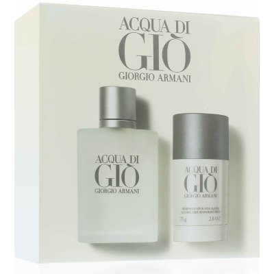 Giorgio Armani Acqua di Gio Pour Homme EDT 100 ml + deostick 75 ml dárková sada – Zboží Mobilmania