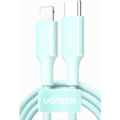 Ugreen 90449 USB-C to Lightning, 1m, zelený – Zbozi.Blesk.cz