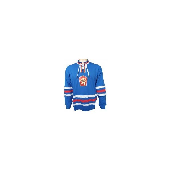 Hokejový dres FANSPORT Dobový dres ČSSR modrý