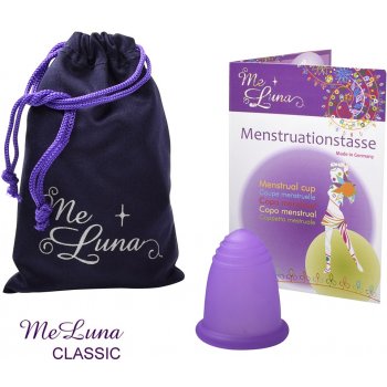 Me Luna basic menstruační kalíšek fialová S