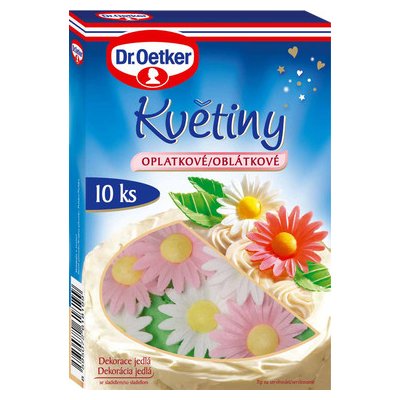Dr. Oetker Květiny oplatkové 4 g – Hledejceny.cz